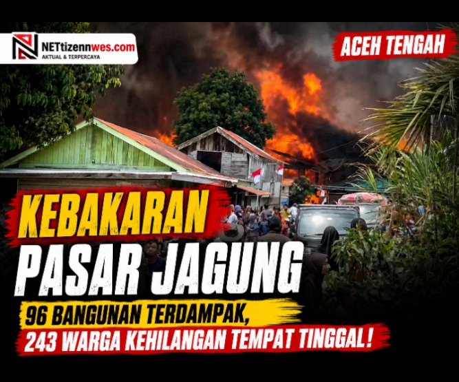 Kebakaran di Aceh tengah