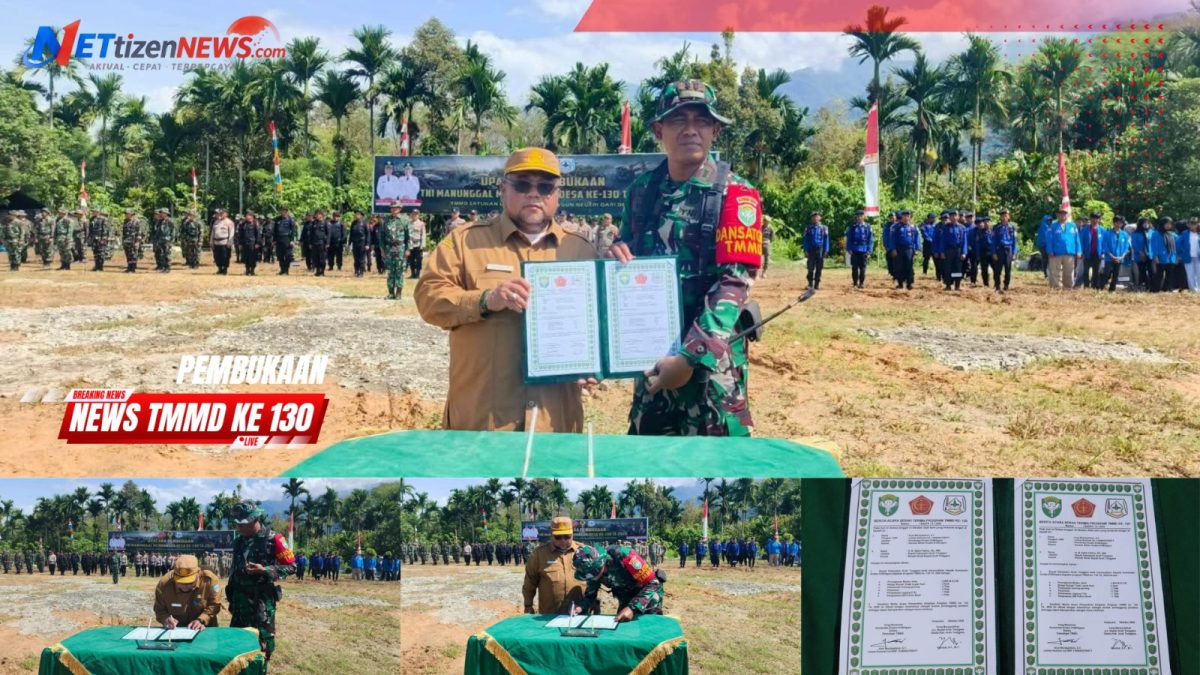 Buka TMMD ke-130 di Lawe Bulan, Sekda Yusrizal Tegaskan Pentingnya Sinergi TNI dan Rakyat