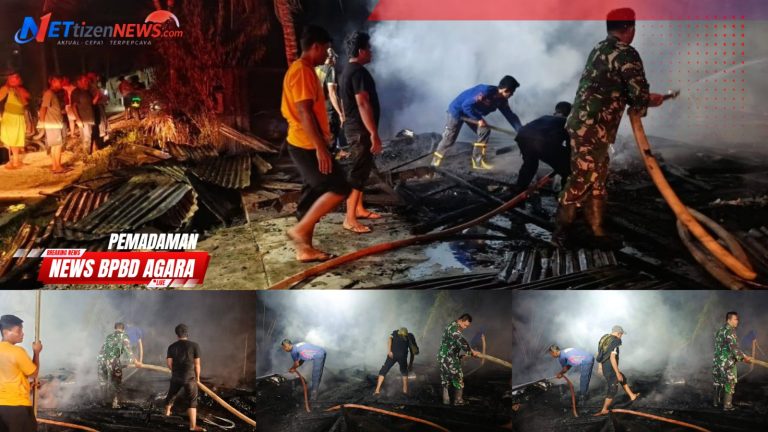 Sinergi BPBD dan TNI-Polri Berhasil Padamkan Kebakaran Rumah di Kecamatan Lawe Alas Aceh Tenggara