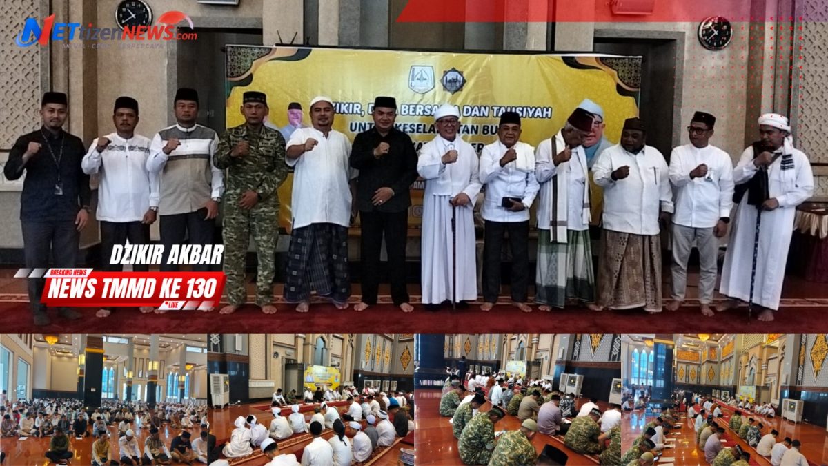 Tak Hanya Bangun Desa, Prajurit Satgas TMMD Ke-130 Agara Ikut Ketuk Pintu Langit Lewat Dzikir Keselamatan Wilayah