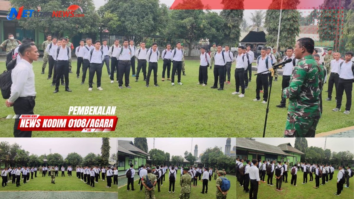 Dandim 0108/Agara Letkol Czi Arya Murdyantoro, S.T. Beri Pembekalan dan Motivasi kepada Calon Siswa Bintara dan Tamtama