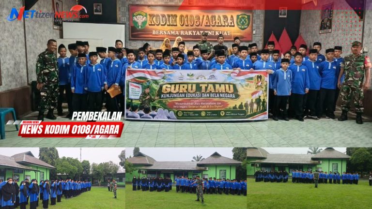 Tumbuhkan Nasionalisme di Era Digital, Kodim 0108/Agara Beri Edukasi Wasbang Siswa SMP IT Al Khansa