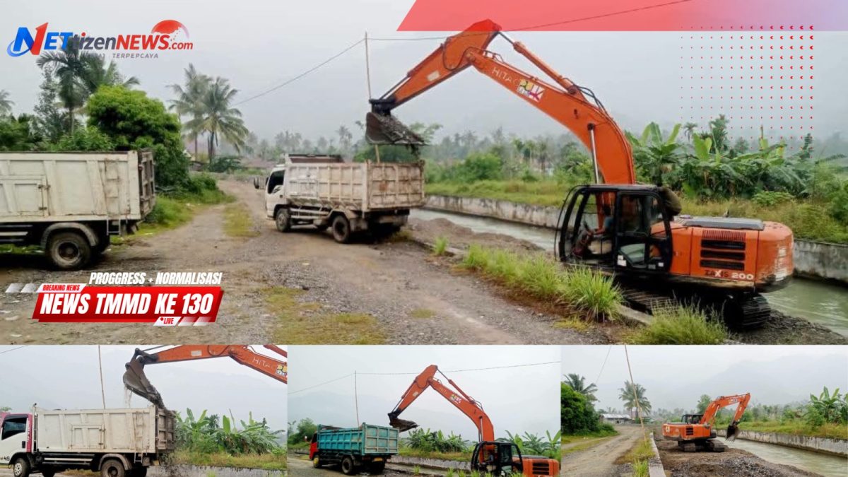 “Memasuki Hari Ke-4” Dampak Ganda TMMD Kodim 0108/Agara: Perbaiki Akses Jalan Sekaligus Normalisasi Sungai