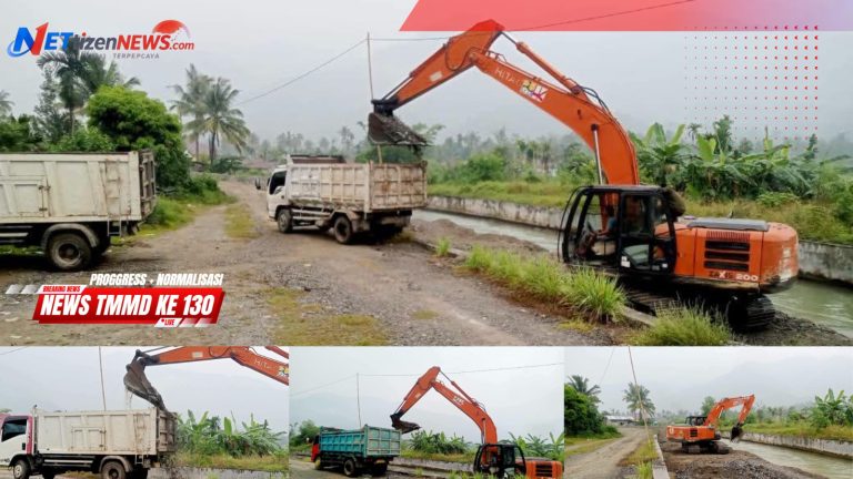 “Memasuki Hari Ke-4” Dampak Ganda TMMD Kodim 0108/Agara: Perbaiki Akses Jalan Sekaligus Normalisasi Sungai