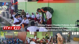 Dukung Program Presiden Prabowo, Koramil Lawe Alas Kawal Pembagian 2.375 Porsi Makan Bergizi Gratis di Aceh Tenggara